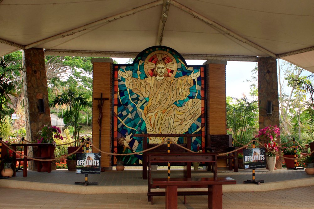 The Altar of Repose at the Tent Chapel of Transfiguration, Caleruega, Batulao, Nasugbu, Batangas